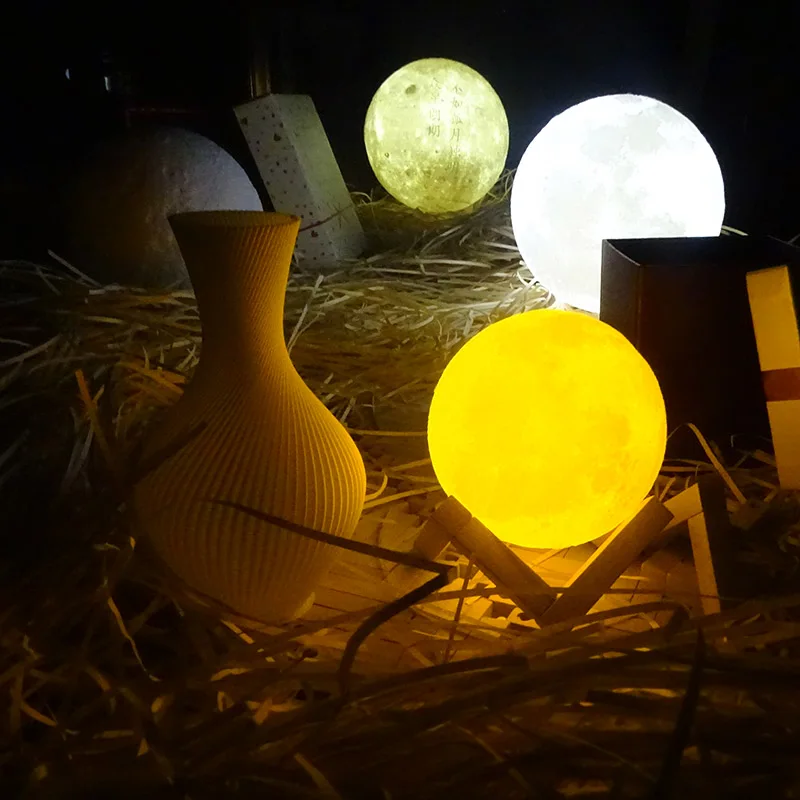 Moon Lamp 3D Print Moon Lamp 16colors LED Night Light Moonlight USB Rechargeable For Home Christmas Decoration LC
Moon Lamp 3D Print Moon Lamp 16colors LED Night Light Moonlight USB Rechargeable For Home Christmas Decoration LC