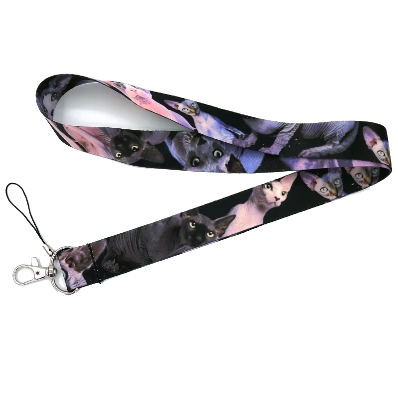 Regooly RE20 Sphynx cat Neck Strap Lanyard keychain Mobile Phone Strap ID Badge Holder Rope Keyrings cosplay Accessory gifts
Regooly RE20 Sphynx cat Neck Strap Lanyard keychain Mobile Phone Strap ID Badge Holder Rope Keyrings cosplay Accessory gifts