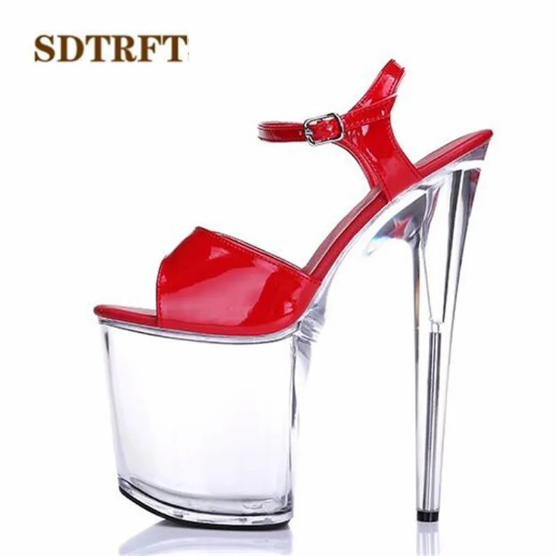SDTRFT Plus:34-46 Multicolor fashion shoes woman sexy transparent Platforms Open Toe 20cm ultra thin high heels platform sandals
SDTRFT Plus:34-46 Multicolor fashion shoes woman sexy transparent Platforms Open Toe 20cm ultra thin high heels platform sandals