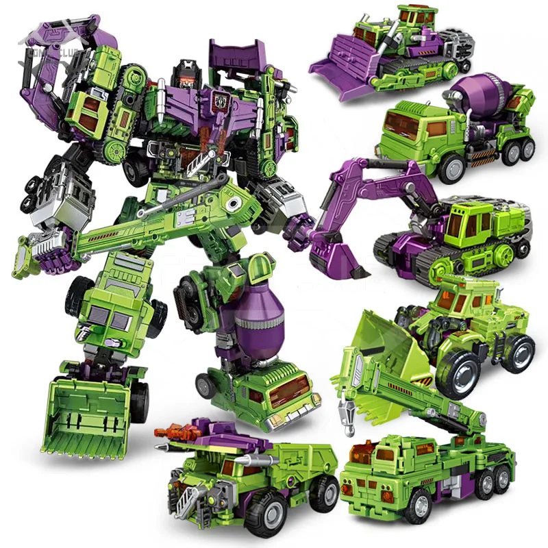COMIC CLUB IN-Stock NBK 6pcs/set Bulldozer Bonecrusher Scrapper Gravity Mixmaster Hook Builder GT Devastator KO Transformation
COMIC CLUB IN-Stock NBK 6pcs/set Bulldozer Bonecrusher Scrapper Gravity Mixmaster Hook Builder GT Devastator KO Transformation