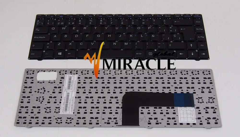 New Original US ES Spanish Laptop keyboard For Clevo W540 W740 W740SU replacement keyboard SP Spain without frame black color
New Original US ES Spanish Laptop keyboard For Clevo W540 W740 W740SU replacement keyboard SP Spain without frame black color