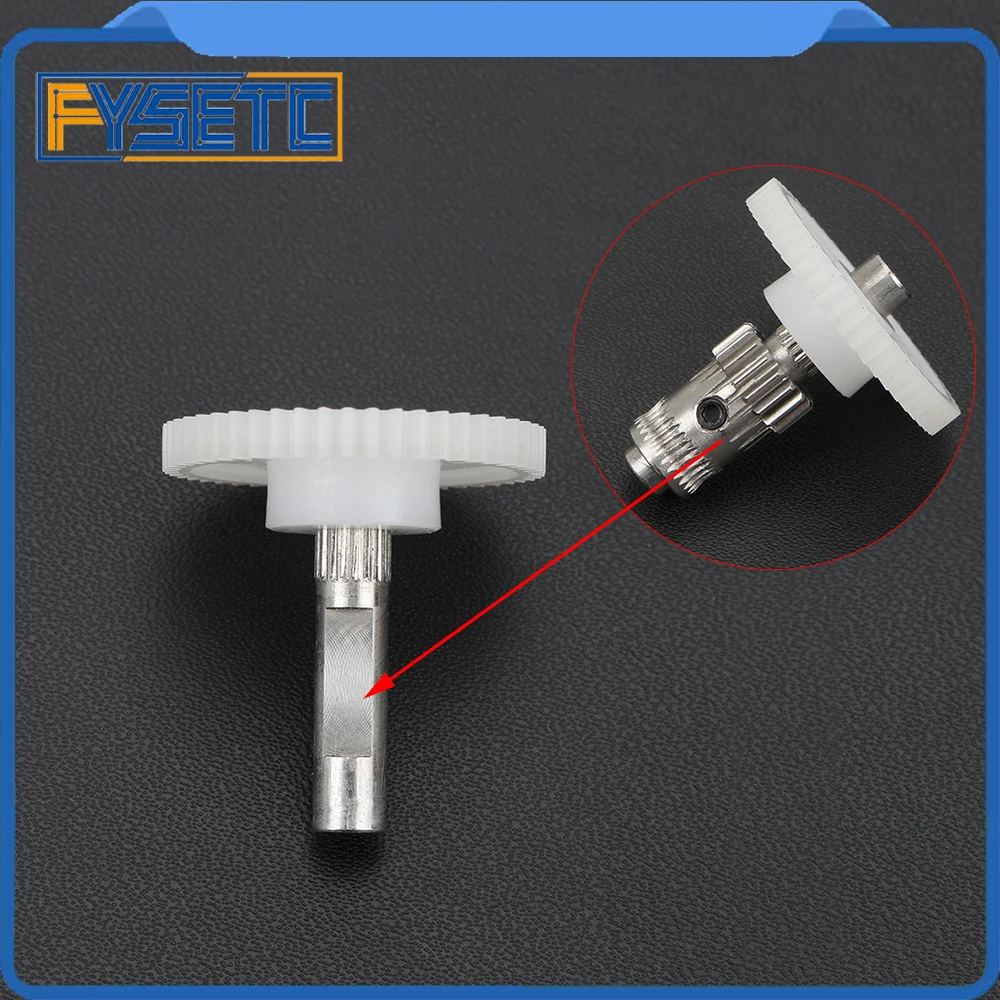 BM EXTRUDER SHAFT ASSEMBLY GEAR Dual Direct Extruders With Prusa i3 Steel Pulley For Primary 1.75/5.0 Drive Gear
BM EXTRUDER SHAFT ASSEMBLY GEAR Dual Direct Extruders With Prusa i3 Steel Pulley For Primary 1.75/5.0 Drive Gear