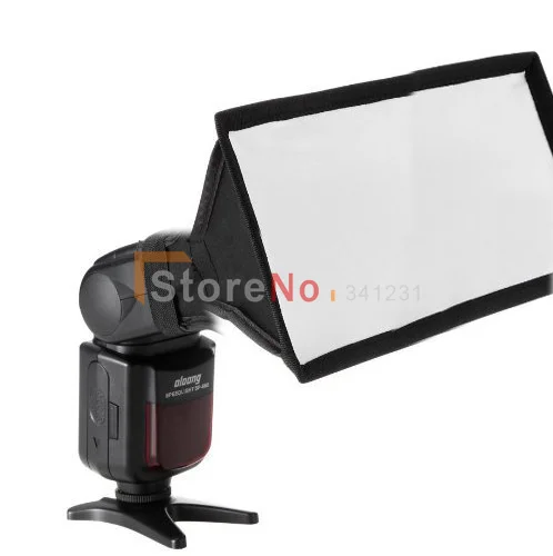 Digital SLR Camera Lambency Flash Diffuser SoftBox 8x15cm For 580EX 430EX SB600 SB800
Digital SLR Camera Lambency Flash Diffuser SoftBox 8x15cm For 580EX 430EX SB600 SB800
