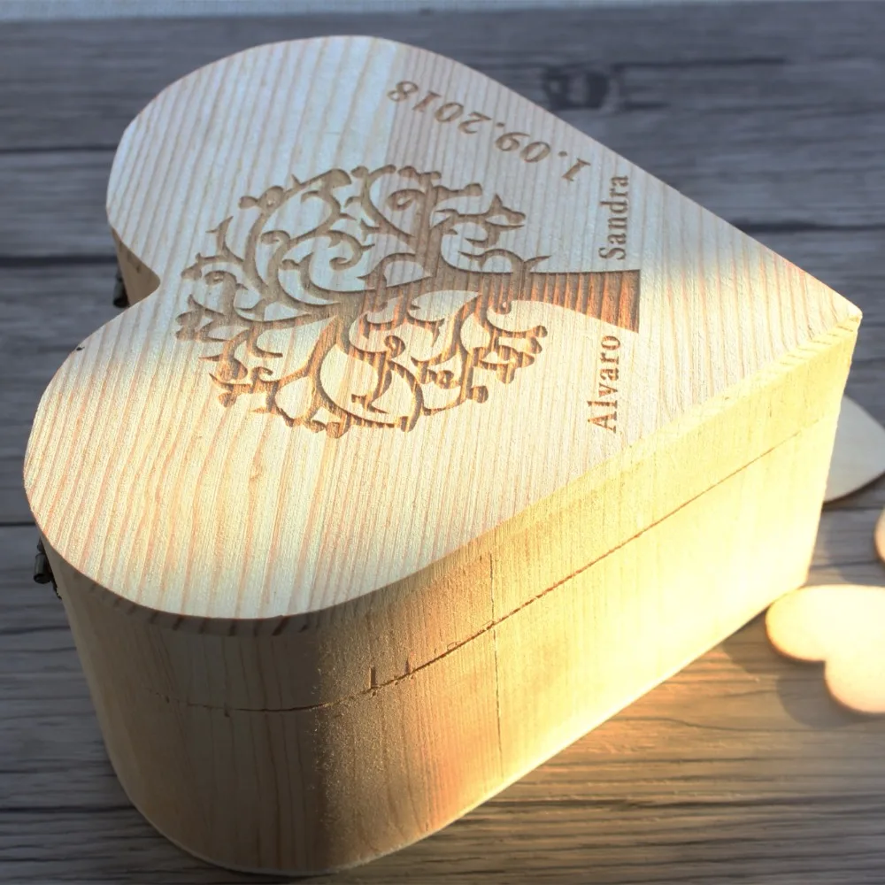 Personalized Engraved Wedding Guest Book Box Wood Rustic Heart Box Custom Keepsake Box for Signature Wedding Decor Heart Shape
Personalized Engraved Wedding Guest Book Box Wood Rustic Heart Box Custom Keepsake Box for Signature Wedding Decor Heart Shape
