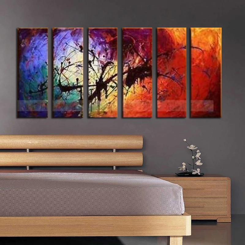 Large 6PC Modern Abstract Asian Art Oil Painting Wall Decor canvas No Frame Home Decor Gifts
Large 6PC Modern Abstract Asian Art Oil Painting Wall Decor canvas No Frame Home Decor Gifts