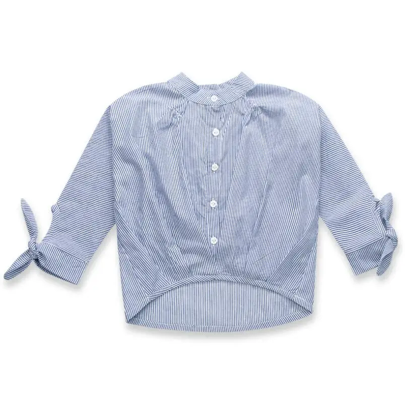 2019 детская одежда для маленьких девочек-подростков хлопковая белая блузка