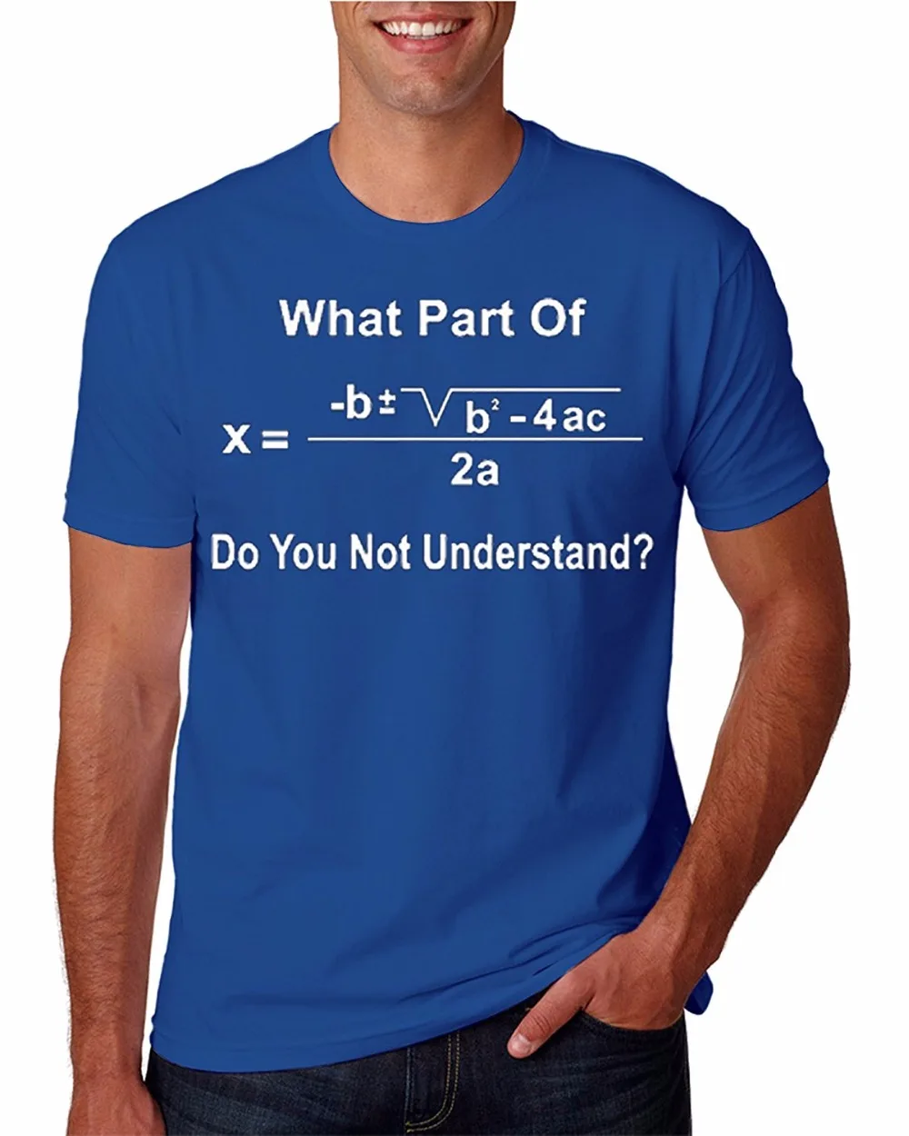 High quality Men's T Shirt 100% Cotton Print Shirts What Part of The Math Equation Do You Not Understand Funny Novelty T-shirt
High quality Men's T Shirt 100% Cotton Print Shirts What Part of The Math Equation Do You Not Understand Funny Novelty T-shirt