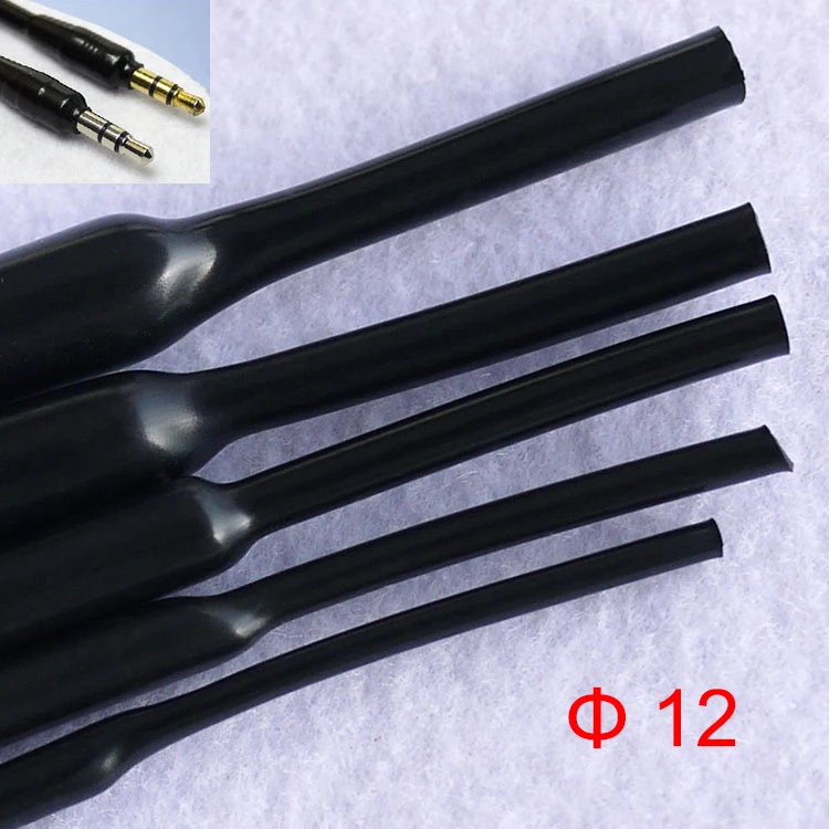 3M 12mm Dia 2:1 Ratio Soft Flexible Black Gloss Non Halogen Headphone Line Audio Cable Sleeve Heat Shrinkable Tubing Shrink Tube
3M 12mm Dia 2:1 Ratio Soft Flexible Black Gloss Non Halogen Headphone Line Audio Cable Sleeve Heat Shrinkable Tubing Shrink Tube