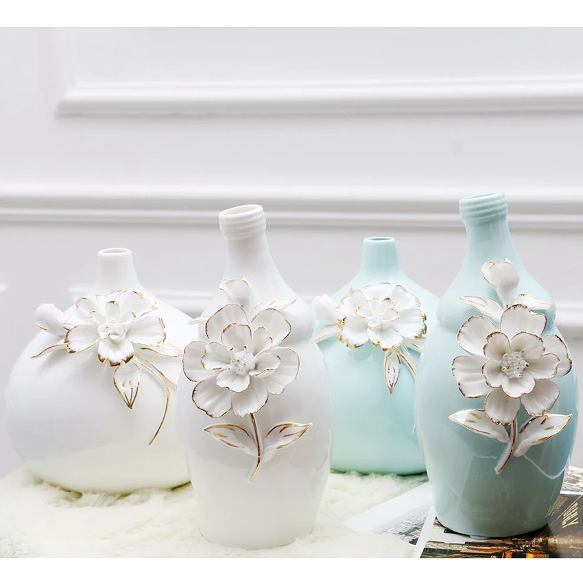 european fashion Ceramic Vase Creative White Flower Vase Modern Decor Flower Vase Ceramic Wedding Decor Fashion Furnishing
european fashion Ceramic Vase Creative White Flower Vase Modern Decor Flower Vase Ceramic Wedding Decor Fashion Furnishing