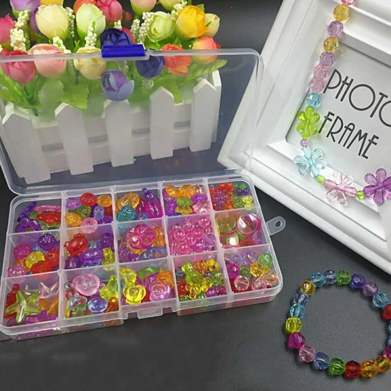 1Box Creativel Arts And Crafts for Kids DIY Bead Bracelet Necklace Jewelry Making Kits Educational Toys juguete hacer pulseras
1Box Creativel Arts And Crafts for Kids DIY Bead Bracelet Necklace Jewelry Making Kits Educational Toys juguete hacer pulseras