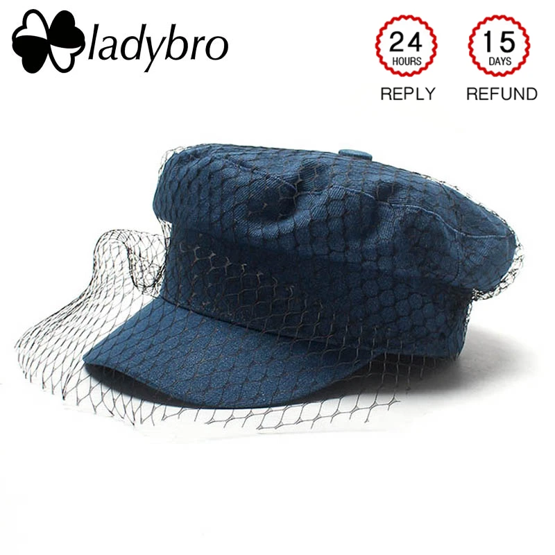 Женская Джинсовая Шляпа Ladybro, элегантная сетчатая шляпа в стиле милитари, Повседневная Кепка на плоской подошве, осенне-зимняя шапка в стиле...
Женская Джинсовая Шляпа Ladybro, элегантная сетчатая шляпа в стиле милитари, Повседневная Кепка на плоской подошве, осенне-зимняя шапка в стиле...