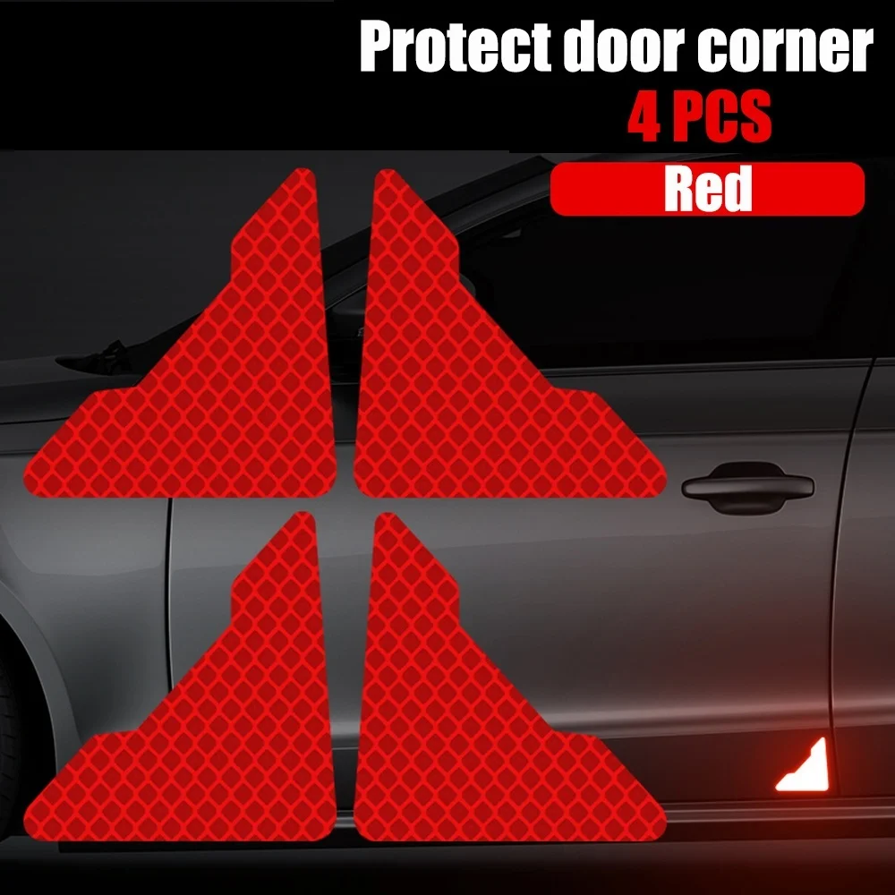 4Pcs Car Door Corner Edge Warning Sign Sticker Waterproof Reflective Sticker Car Decoration Sticker
4Pcs Car Door Corner Edge Warning Sign Sticker Waterproof Reflective Sticker Car Decoration Sticker
