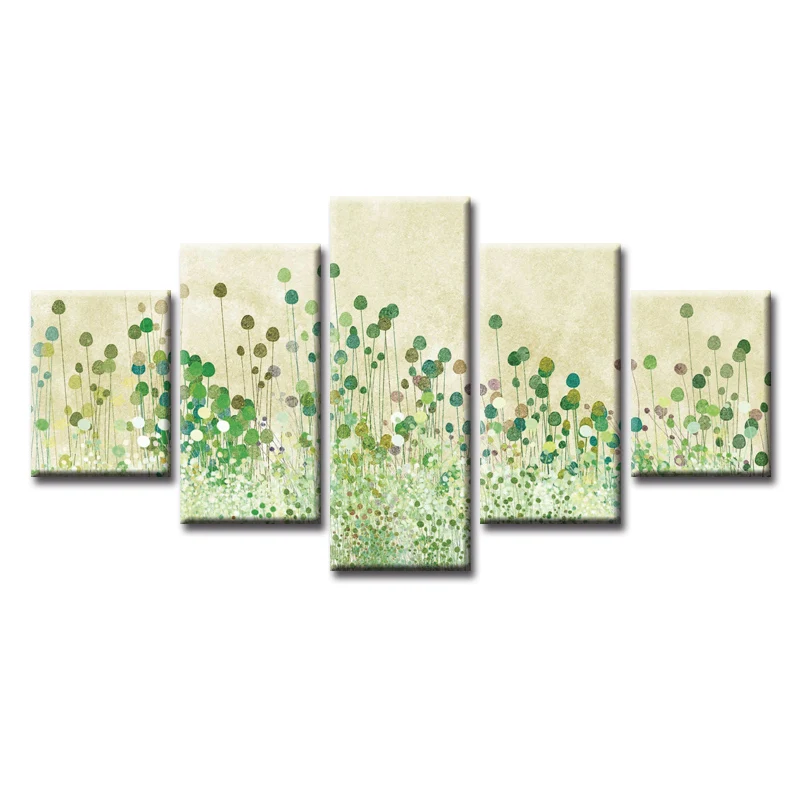 5 Panel Modern Small green leaves Painting Picture Canvas Art Painting for Living Room Wholesale No Frame or Frame
5 Panel Modern Small green leaves Painting Picture Canvas Art Painting for Living Room Wholesale No Frame or Frame