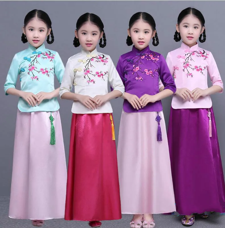 Детская одежда Hanfu, Китайский народный танцевальный костюм, Классический китайский традиционный костюм для девочек, Династия Тан, одежда дл...
Детская одежда Hanfu, Китайский народный танцевальный костюм, Классический китайский традиционный костюм для девочек, Династия Тан, одежда дл...