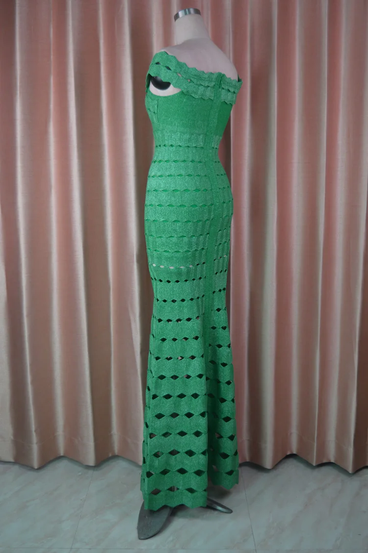 Women Sexy Off the Shoulder Green Long Rayon Bandage Dress Ladies Designer Fashion Fishtail Trumpet Party Dress Maxi Dress
Women Sexy Off the Shoulder Green Long Rayon Bandage Dress Ladies Designer Fashion Fishtail Trumpet Party Dress Maxi Dress