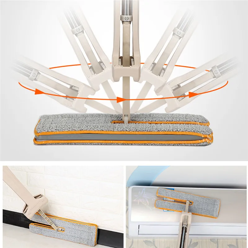 360 Degree Double Sided Flat Lazy Cleaning Mop Self-Wringing Flipping Telescopic Handle Mops With 2Pcs Microfiber Replace Cloth
360 Degree Double Sided Flat Lazy Cleaning Mop Self-Wringing Flipping Telescopic Handle Mops With 2Pcs Microfiber Replace Cloth