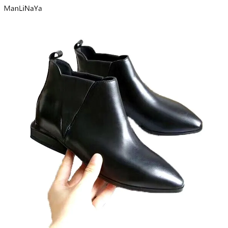 Luxury design flat boots shorts female spring 2019 new autumn and winter wild women's boots leather thick with pointedankleboots
Luxury design flat boots shorts female spring 2019 new autumn and winter wild women's boots leather thick with pointedankleboots
