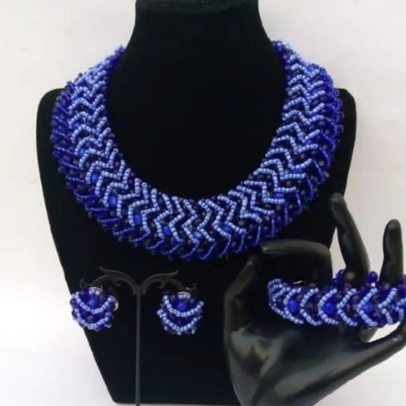 4UJewelry Artificial Dubai Beads Jewelry Set Round Bracelet Earrings and Neckalce Set Nigerian Wedding Beads Royal Blue 2019 New
4UJewelry Artificial Dubai Beads Jewelry Set Round Bracelet Earrings and Neckalce Set Nigerian Wedding Beads Royal Blue 2019 New