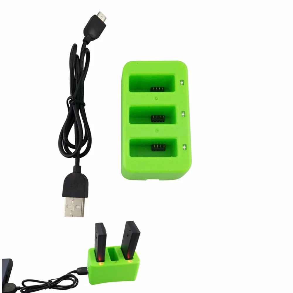 3-in-1 charger for TELLO four-axis aircraft lithium battery green charger
3-in-1 charger for TELLO four-axis aircraft lithium battery green charger
