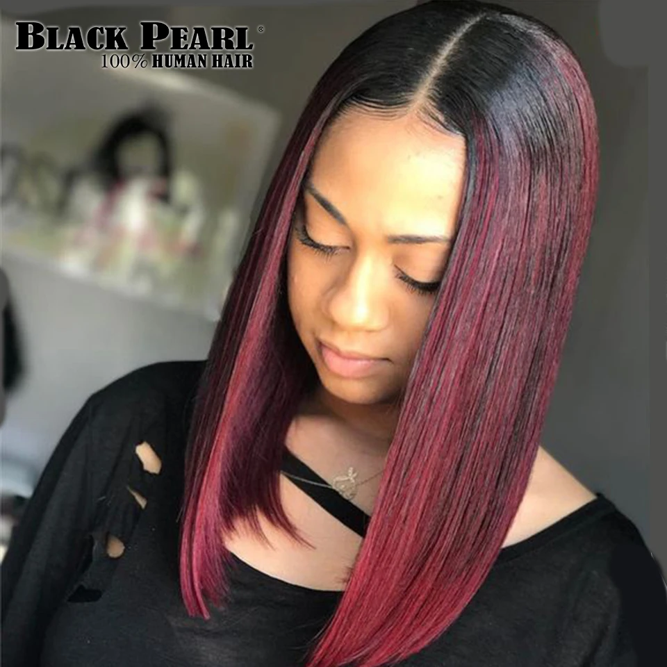 Red Bob Lace Front Wig 13X4 Colored Human Hair Lace Frontal Wigs Ombre 1B/27 T Part Lace Front Human Hair Wigs For Black Women
Red Bob Lace Front Wig 13X4 Colored Human Hair Lace Frontal Wigs Ombre 1B/27 T Part Lace Front Human Hair Wigs For Black Women