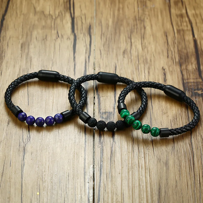 Fashion Black Color Leather Bracelets For Women Vintage Jewelry Men Bracelet Bangles For Unisex High Quality
Fashion Black Color Leather Bracelets For Women Vintage Jewelry Men Bracelet Bangles For Unisex High Quality