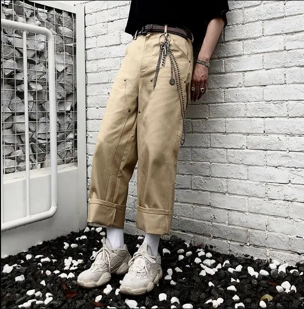 2018 Charlie casual overalls men's summer baggy, thin, multi-pocket straight pants M-XL! High quality khaki pants
2018 Charlie casual overalls men's summer baggy, thin, multi-pocket straight pants M-XL! High quality khaki pants