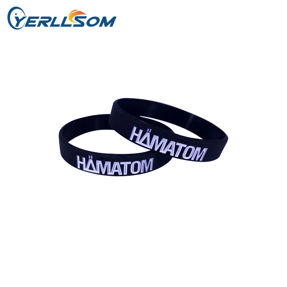 10000PCS/Lot High Quality 1/2 inch Engrave and ink Filled YERLLSOM Rubber silicone bracelets with ink filled logo YS19070405
10000PCS/Lot High Quality 1/2 inch Engrave and ink Filled YERLLSOM Rubber silicone bracelets with ink filled logo YS19070405