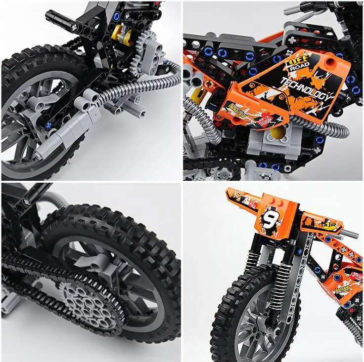 253pcs Series Motorcycle Building Block Machinery Group Motocross Bicks 2 in 1 Motorcycle Model Toys For Children Gift
253pcs Series Motorcycle Building Block Machinery Group Motocross Bicks 2 in 1 Motorcycle Model Toys For Children Gift