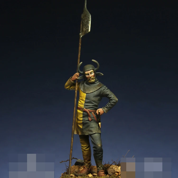 1/32 Swiss Halberdier, 15th Century, Resin Model figure GK, Historical character theme, Unassembled and unpainted kit
1/32 Swiss Halberdier, 15th Century, Resin Model figure GK, Historical character theme, Unassembled and unpainted kit