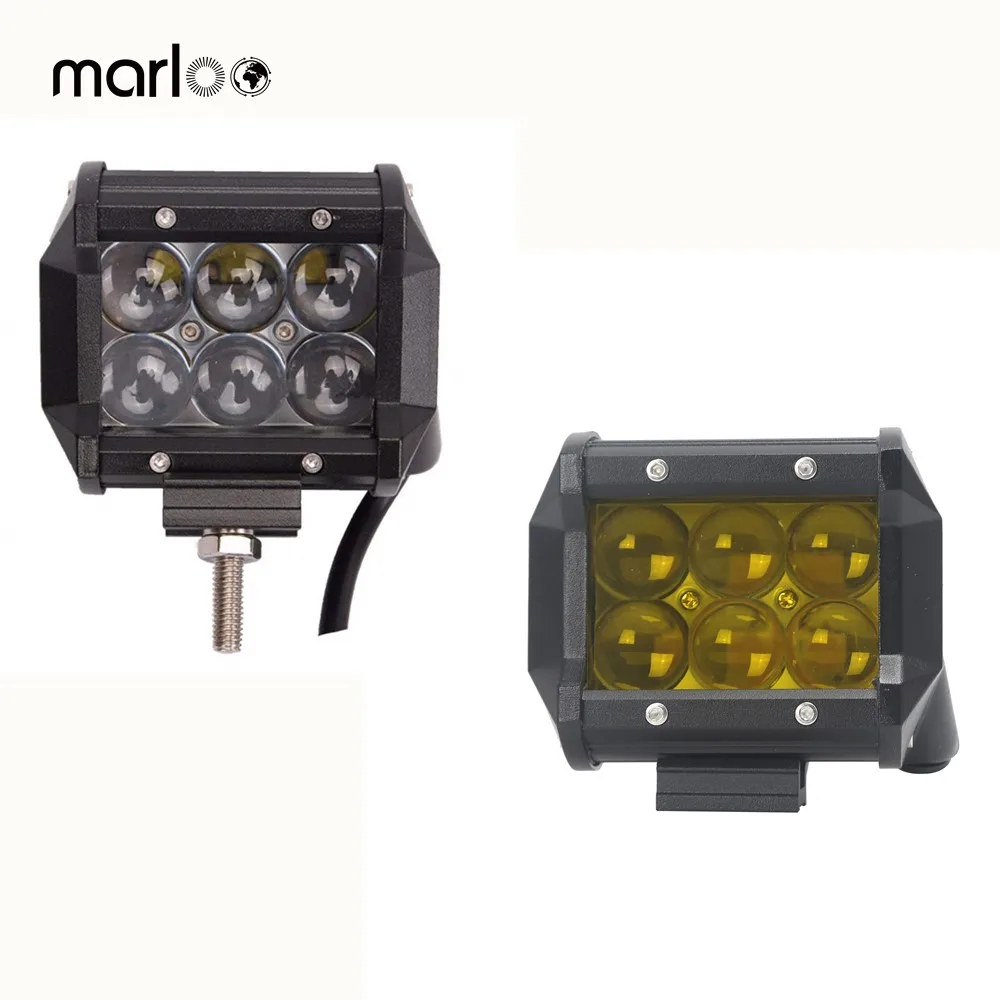 Marloo 2 PCS 18w 4x4 4D Led work light White Amber fog lamp for SUV offroad Jeep Atv Utv Motorcycle Driving Headlight
Marloo 2 PCS 18w 4x4 4D Led work light White Amber fog lamp for SUV offroad Jeep Atv Utv Motorcycle Driving Headlight