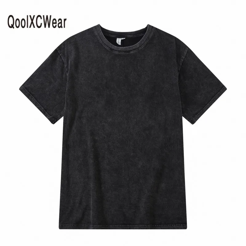 QoolXCWear новинка Мужская Ретро футболка большого размера уличная одежда футболки в