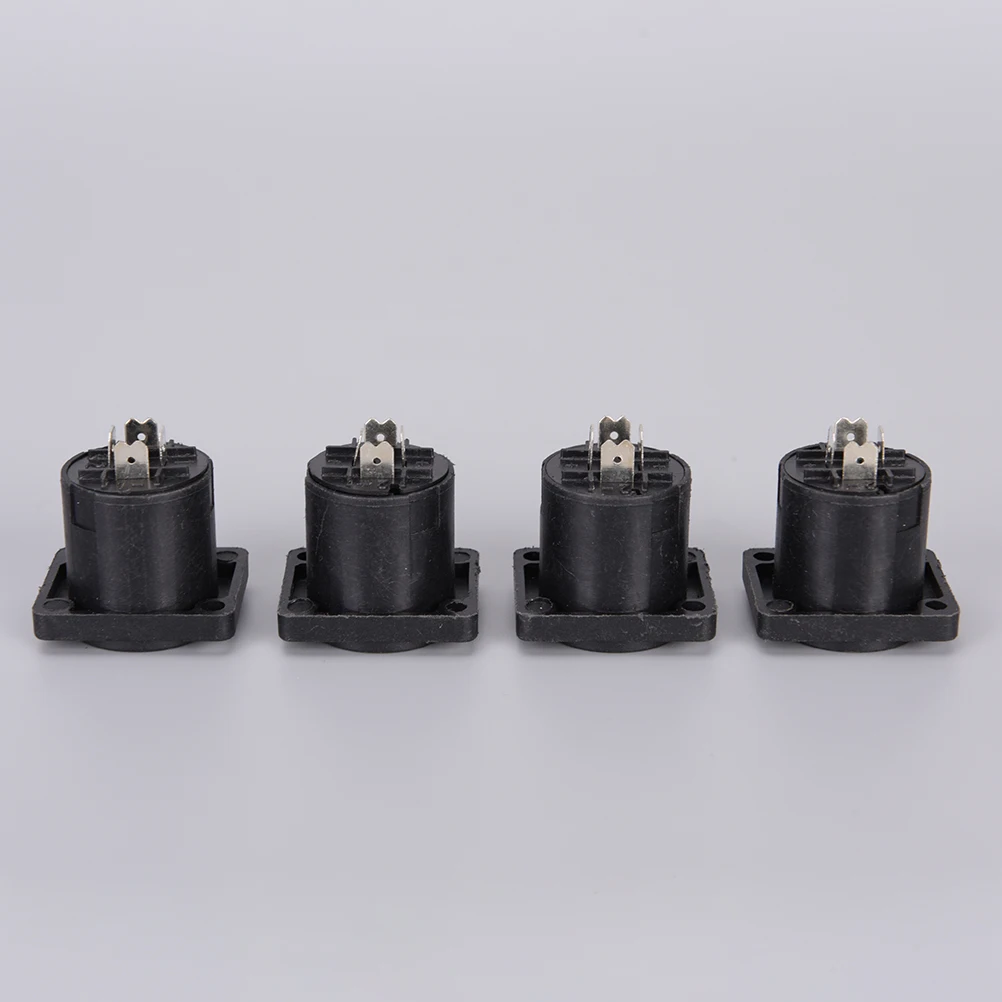 10pcs/lot 4 Pin Speakon Female Jack Socket Connector Audio Loudspeaker Amplifier Converter for PA Amplifier Cable
10pcs/lot 4 Pin Speakon Female Jack Socket Connector Audio Loudspeaker Amplifier Converter for PA Amplifier Cable