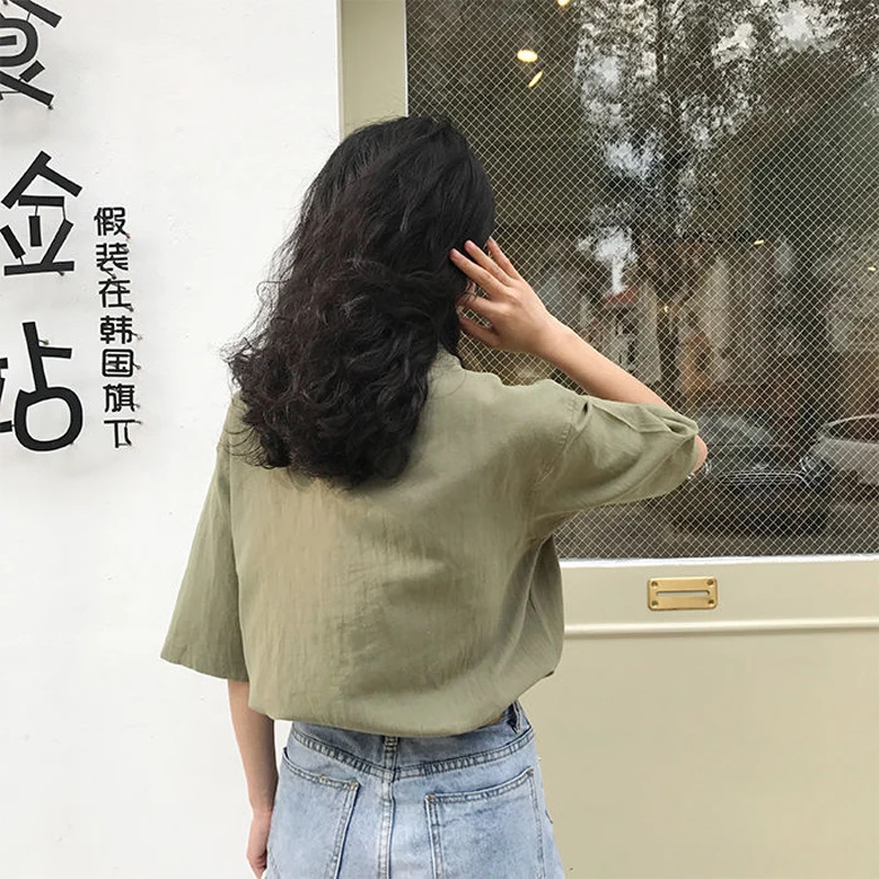 Dioufond 2019 Summer Women Blouse Loose Short Sleeve Ladies Office Ladies Shirts Work WomenTops Casual Female Clothing
Dioufond 2019 Summer Women Blouse Loose Short Sleeve Ladies Office Ladies Shirts Work WomenTops Casual Female Clothing