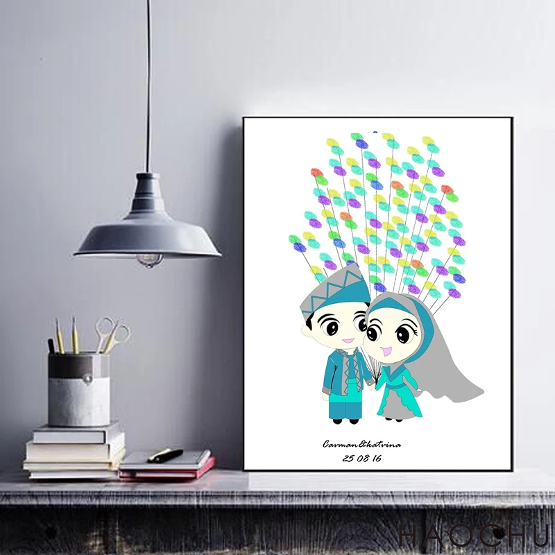 Симпатичная мультяшная Фигурка «сделай сам», сканер отпечатка пальца на заказ, имя и дата, свадебная Картина на холсте, картина для гостевой...
Симпатичная мультяшная Фигурка «сделай сам», сканер отпечатка пальца на заказ, имя и дата, свадебная Картина на холсте, картина для гостевой...