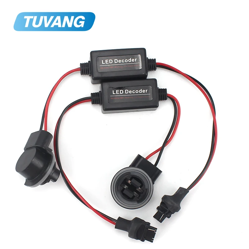 2X 1156 Ba15s 1157 T10 7443 7440 Bau15s Canbus поворотный сигнал провода без ошибок нагрузочные