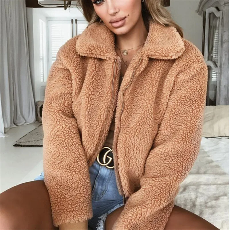 2018 Fashion Coats Long Sleeve Thicken Warm Winter Jackets Coats Women Fashion Streetwear short Outerwears
2018 Fashion Coats Long Sleeve Thicken Warm Winter Jackets Coats Women Fashion Streetwear short Outerwears