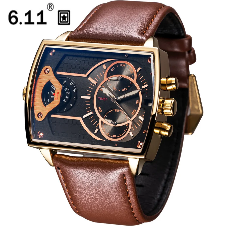 6 11 DUANTAI мужские часы Топ бренд Роскошные спортивные Heren Horloge армейские военные