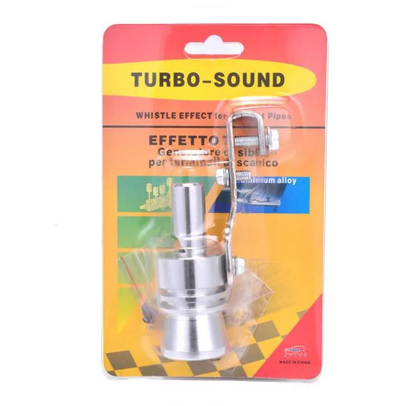 Car Turbo Whistle Silver Universal Fitment for Motorcycle All Vehicles Whistle Effect for Exhaust pipes Size L
Car Turbo Whistle Silver Universal Fitment for Motorcycle All Vehicles Whistle Effect for Exhaust pipes Size L