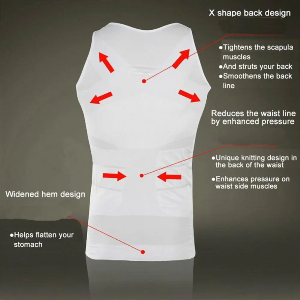 Men's Tummy Shaper Men Corset Body Vest Tops Slim Belly Waist Girdle Shirt black/white Shapewear Underwear Waist Girdle Shirt
Men's Tummy Shaper Men Corset Body Vest Tops Slim Belly Waist Girdle Shirt black/white Shapewear Underwear Waist Girdle Shirt