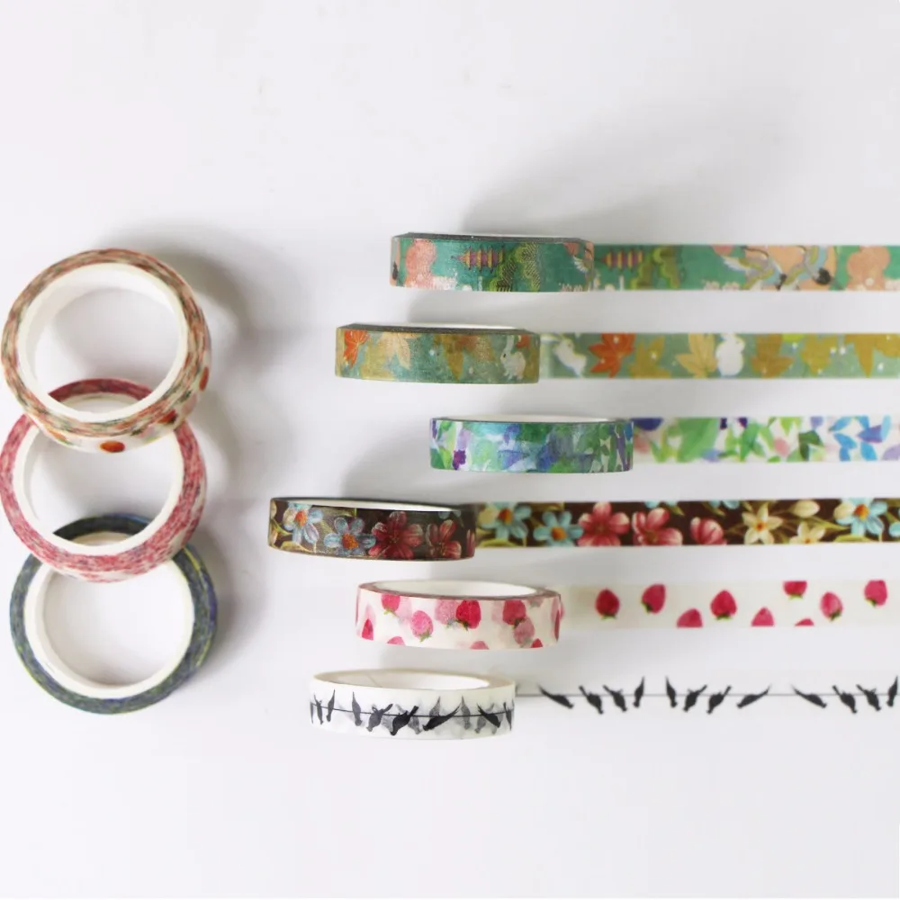 36 Rolls Mini Washi Tape Set Paper Masking Tape Fruit Flower Decorative Adhesive Tape DIY Scrapbook Sticker,8mm*4m
36 Rolls Mini Washi Tape Set Paper Masking Tape Fruit Flower Decorative Adhesive Tape DIY Scrapbook Sticker,8mm*4m