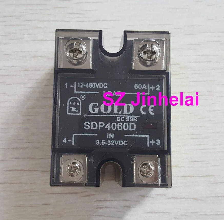 GOLD SDP4060D Authentic original DC-DC Solid state relay DC SSR 3.5-32VDC, 12-480VDC 60A
GOLD SDP4060D Authentic original DC-DC Solid state relay DC SSR 3.5-32VDC, 12-480VDC 60A
