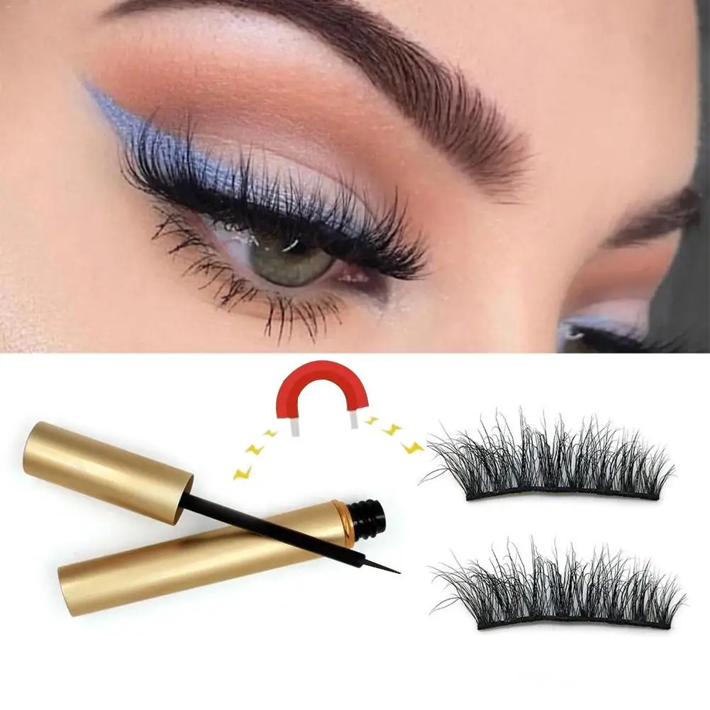 New Magnetic Liquid Eyeliner With 1 Pairs Five Magnetic False Eyelashes Waterproof Easy To Wear Magnetic Eye Lashes Extension
New Magnetic Liquid Eyeliner With 1 Pairs Five Magnetic False Eyelashes Waterproof Easy To Wear Magnetic Eye Lashes Extension