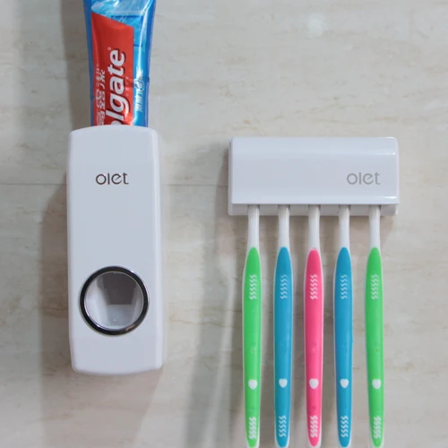Multifuction Automatic toothpaste squeezing device toothbrush holder 16*6*6CM Free Shipping
Multifuction Automatic toothpaste squeezing device toothbrush holder 16*6*6CM Free Shipping