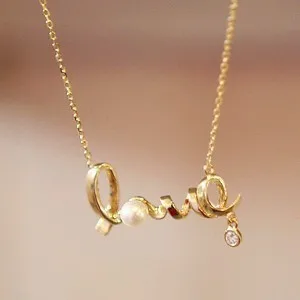 New Money Jewelry Wholesale Fashion Temperament Wild Short Necklace Love Letter Water Personality Neck Chain Clavicle Chain
New Money Jewelry Wholesale Fashion Temperament Wild Short Necklace Love Letter Water Personality Neck Chain Clavicle Chain