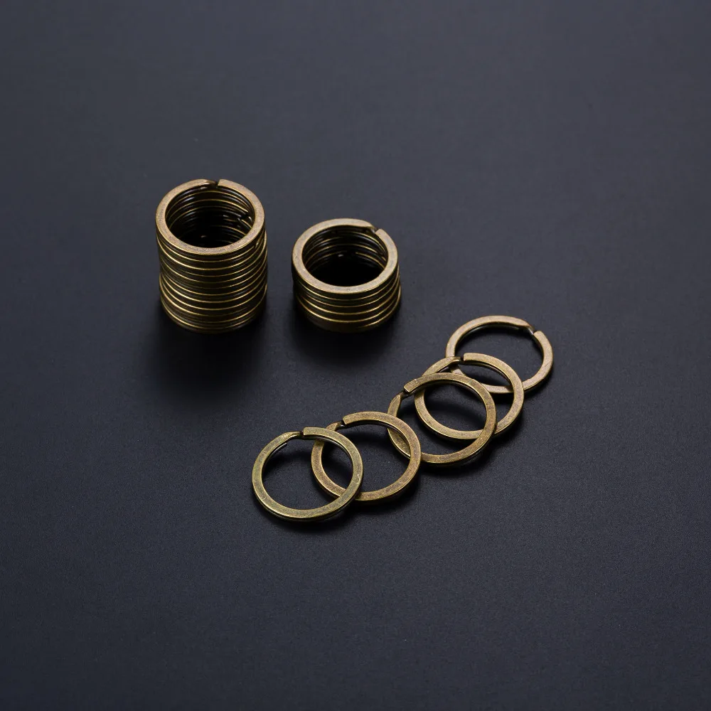 100pcs Wholesale 20mm 25mm 28mm 30mm 32mm 35mm Bronze key ring Flat Split Key Ring Chain Holder Craft Hardware
100pcs Wholesale 20mm 25mm 28mm 30mm 32mm 35mm Bronze key ring Flat Split Key Ring Chain Holder Craft Hardware
