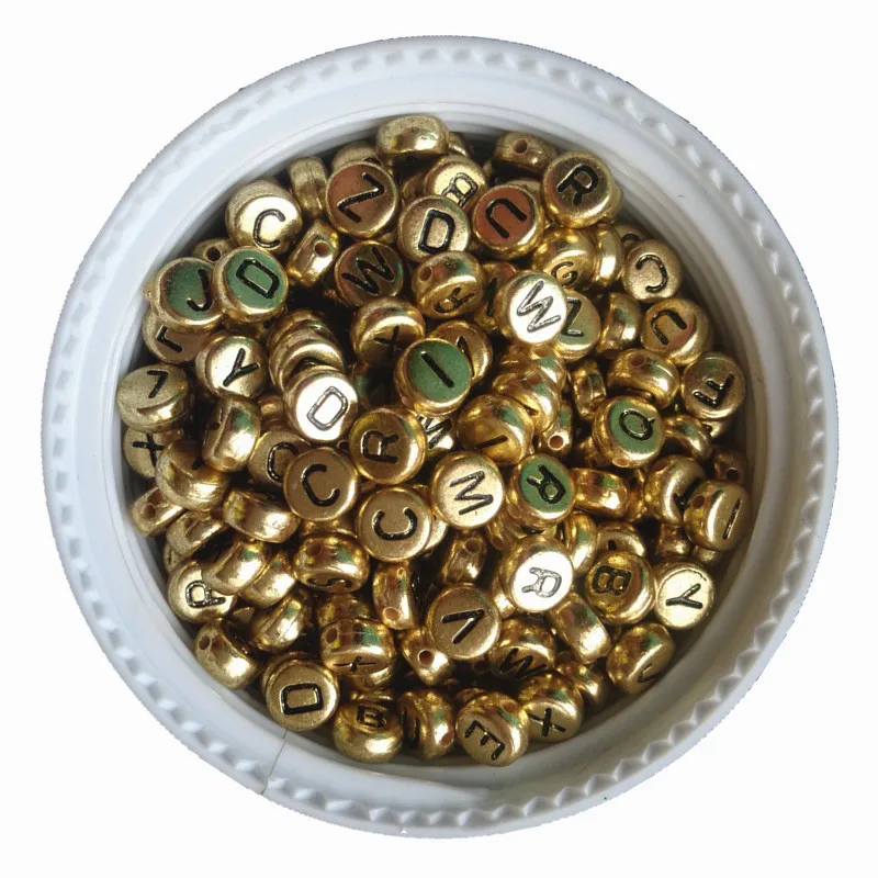 500pcs 3600pcs 4*7MM Coin Round Gold Color Plastic Alphabet Beads DIy Jewelry Findings Acrylic English Initial D Beads
500pcs 3600pcs 4*7MM Coin Round Gold Color Plastic Alphabet Beads DIy Jewelry Findings Acrylic English Initial D Beads
