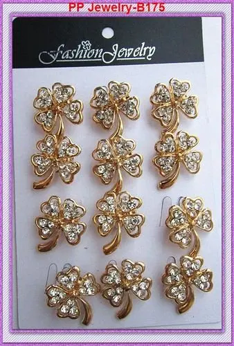 free shipping!!(120pcs/lot)Gold Color clear crystal rhinestone mini flower brooch pin!!
free shipping!!(120pcs/lot)Gold Color clear crystal rhinestone mini flower brooch pin!!