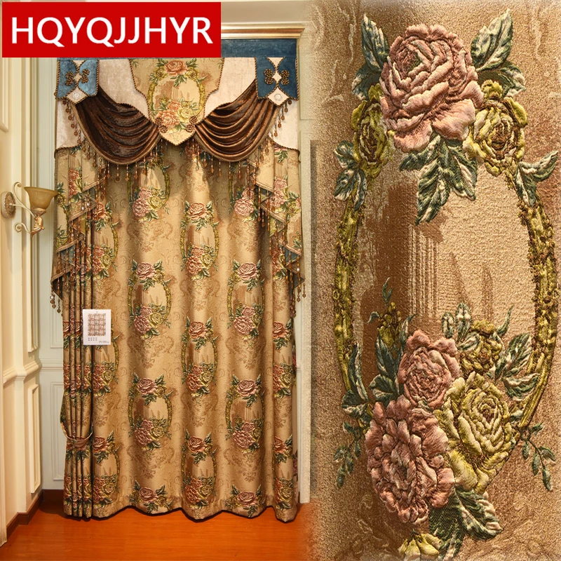 Top royal aristocratic 4D embossed luxury Blackout Living Room Curtains Classic flower high quality villa Curtain for Bedroom
Top royal aristocratic 4D embossed luxury Blackout Living Room Curtains Classic flower high quality villa Curtain for Bedroom