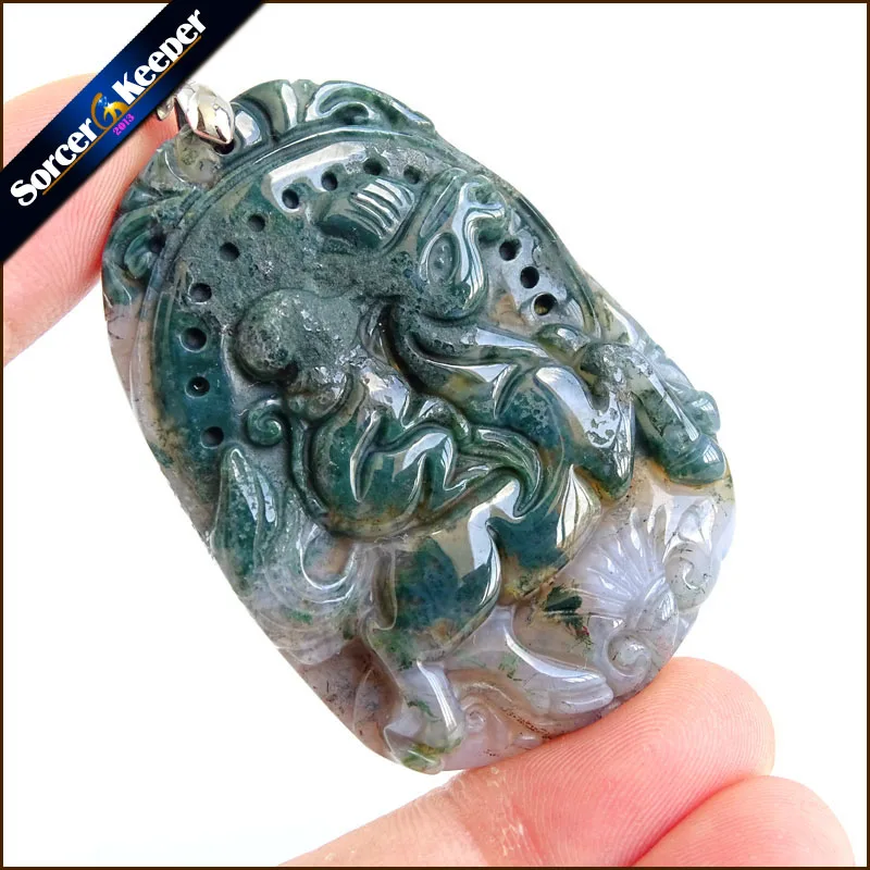 Hand Carved Brave Troops Animal Men Jewelry Natural Green Agate Stone Pendant Necklace Wholesale Crystal for Boys Gifts SS539
Hand Carved Brave Troops Animal Men Jewelry Natural Green Agate Stone Pendant Necklace Wholesale Crystal for Boys Gifts SS539
