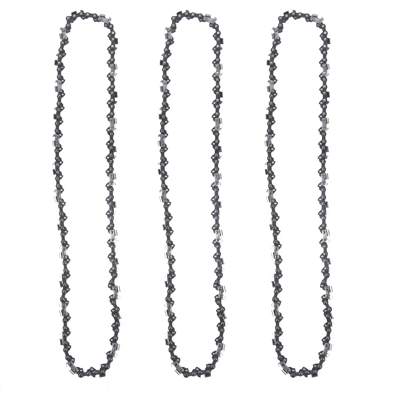 0.050” 3Pcs 56DL Chain Saws Bar Chainsaw Chain Semi Chisel Blade Alloy Steel Tool Spare Parts 3/8” LP
0.050” 3Pcs 56DL Chain Saws Bar Chainsaw Chain Semi Chisel Blade Alloy Steel Tool Spare Parts 3/8” LP